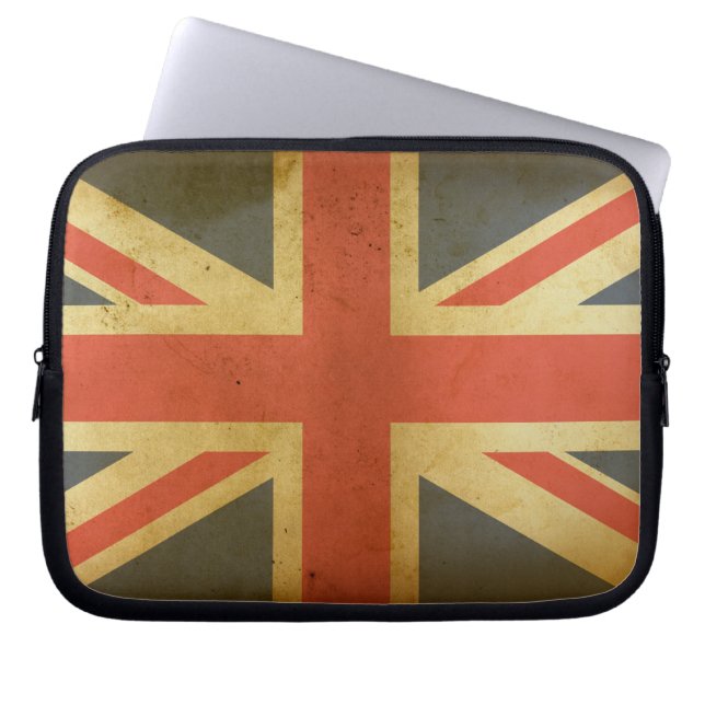 British Flag Laptop Hoesje Sleeve (Voorkant)