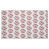 British Flag Lips Fabric Stof (Fat Quarter)