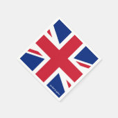 British Flag Napkins, Verenigd Koninkrijk /union j Servet (Hoek)
