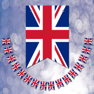 British Flag Party, Bunting Banners, Verenigd Koni Vlaggetjes