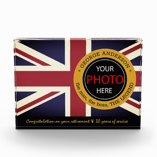 British Flag Photo Block & United Kindom, naam Ver Fotoblokken (Voorkant)