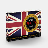 British Flag Photo Block & United Kindom, naam Ver Fotoblokken (Links)