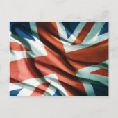 British Flag Pop Art Briefkaart (Voorkant)