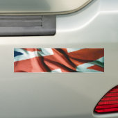 British Flag Pop Art Bumpersticker (Op auto)