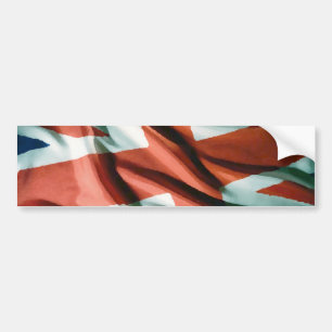 British Flag Pop Art Bumpersticker