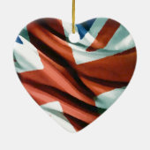 British Flag Pop Art Keramisch Ornament (Achterkant)