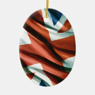 British Flag Pop Art Keramisch Ornament