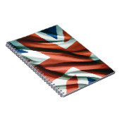 British Flag Pop Art Notitieboek (Rechterzijde)