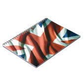 British Flag Pop Art Notitieboek (Linkerzijde)