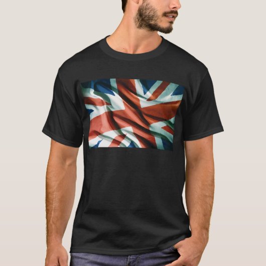 British Flag Pop Art T-shirt (Voorkant)