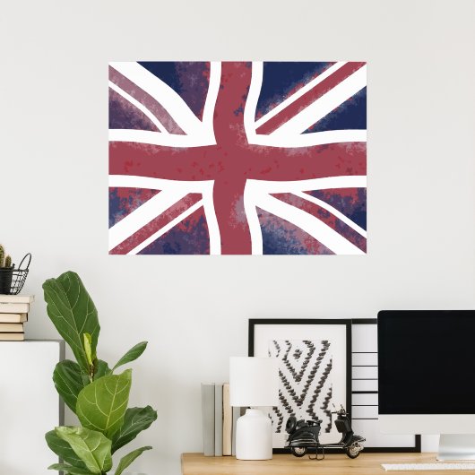 British Flag Print (Thuiskantoor)