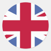 BRITISH FLAG RONDE STICKER (Voorkant)