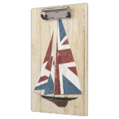 British Flag Sailboot Klembord (Links)