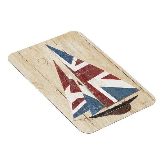 British Flag Sailboot Magneet (Rechterzijde)