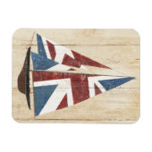 British Flag Sailboot Magneet (Horizontaal)