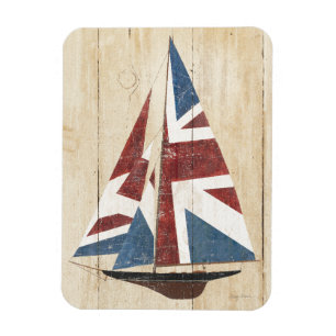 British Flag Sailboot Magneet