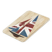 British Flag Sailboot Magneet (Linkerzijde)