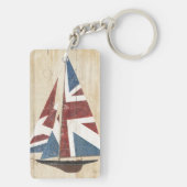 British Flag Sailboot Sleutelhanger (achterkant)