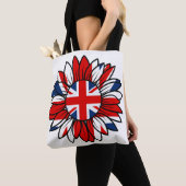 British Flag Sunflower Design Women's Tote Bag (Dichtbij)