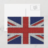 British Flag Tattered Briefkaart (Voorkant / Achterkant)