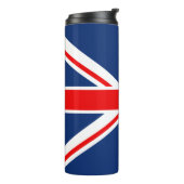 British Flag Thermal Tumbler Thermosbeker (Gedraaid links)