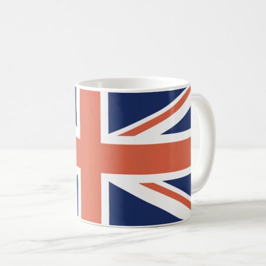 British Flag Uniion Jack Tea Cup Koffiemok (Voorkant rechts)