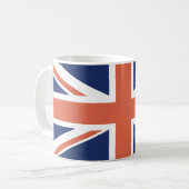 British Flag Uniion Jack Tea Cup Koffiemok (Voorkant links)