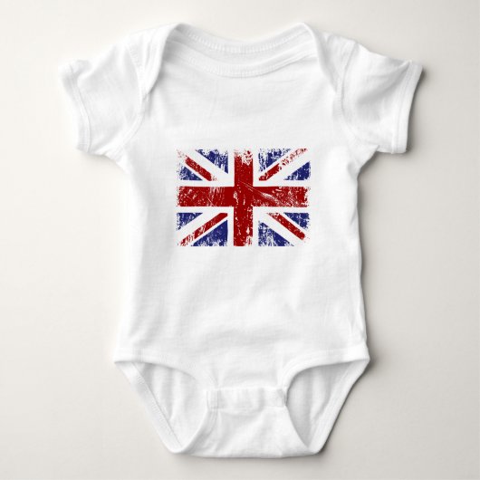 British Flag Union Jack Punk Grunge Romper (Voorkant)