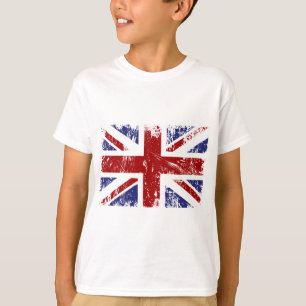 British Flag Union Jack Punk Grunge T-shirt