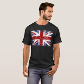British Flag Union Jack Punk Grunge T-shirt (Voorkant volledig)