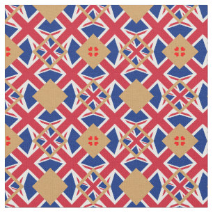 British Flag & United Kingdom Fabric mode /UK Stof