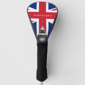 British Flag & United Kingdom Golf Clubs Hoesjes V Golfheadcover (Voorkant)