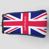 British Flag & United Kingdom Golf Clubs Hoesjes V Golfheadcover (Voorkant)