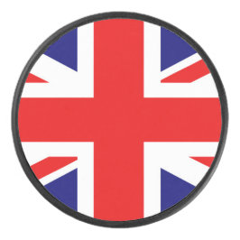 British Flag United Kingdom of England Hockey Puck