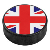 British Flag United Kingdom of England Hockey Puck (3/4)