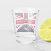 British Flag & Verenigd Koninkrijk, Big Ben / UK S Shot Glas (Achterkant)