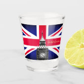 British Flag & Verenigd Koninkrijk, Big Ben / UK S Shot Glas (Voorkant)