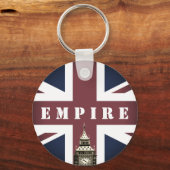 British Flag, Verenigd Koninkrijk, Empire, Big Ben Sleutelhanger (Achterkant)