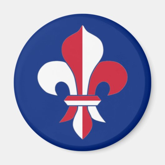 British Fleur-de-Lis Magnet (Voorkant)