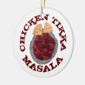 British Food Indian Takeaway Chicken Tikka Masala Keramisch Ornament (Links)