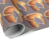 British Food Pork Pie Savory Pastry UK Cuisine Cadeaupapier (Rol Hoek)