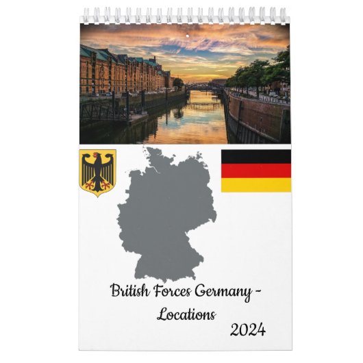 British Forces Germany Locations Calendar Kalender (Hoes)