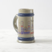 British Forces Münster Gray Stein Bierpul (Voorkant links)