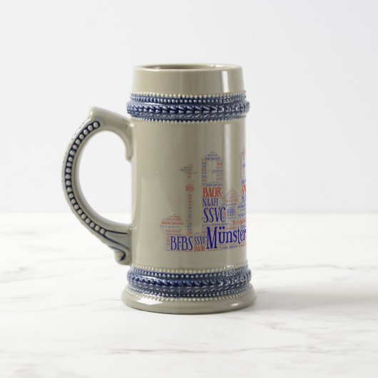 British Forces Münster Gray Stein Bierpul (Links)