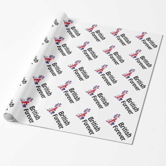 British Forever Cadeaupapier (Uitgerold)