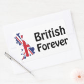 British Forever Rechthoekige Sticker (Envelop)