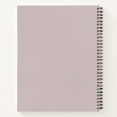 British Garden Serenity Pink Grey Journal Notitieboek (Achterkant)