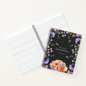 British Garden Serenity Pink Grey Journal Notitieboek (Binnen)