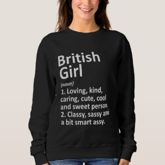 British Girl United Kingdom Funny Country Road D Trui
