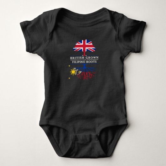 British Grown in Filipino    Roots Filippijnen Romper (Voorkant)